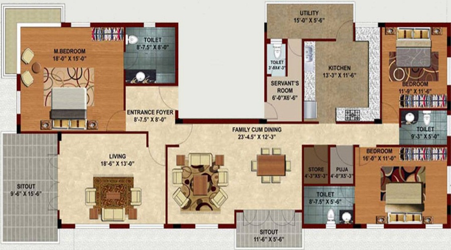 Lancor Eden Floor Plan
