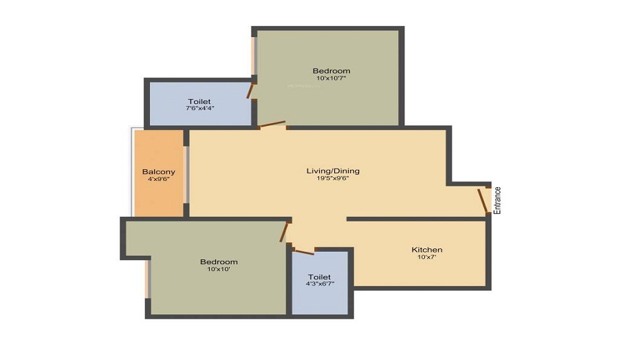 Krishna Tower Ayapakkam Floor Plan