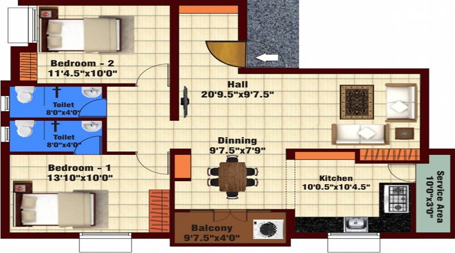 JKB Grand View Floor Plan