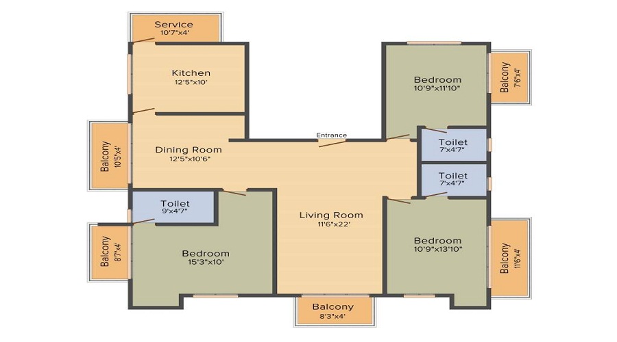 Sreerosh Caledenia Floor Plan