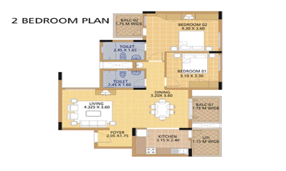 Oceanus Group Monarda Floor Plan