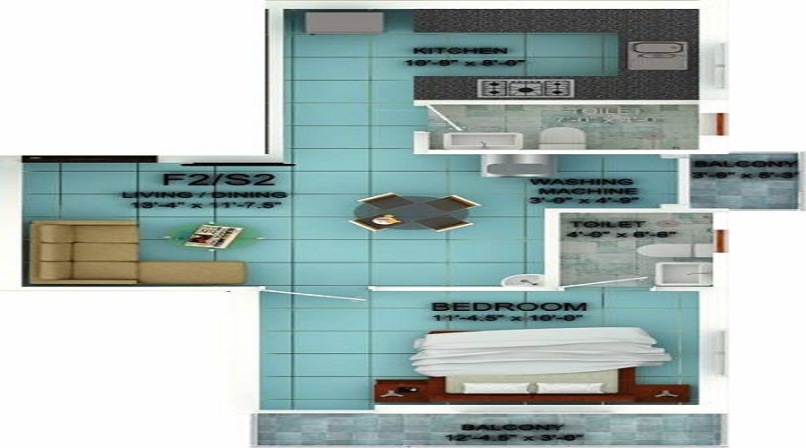 Pushpanath Aradhana Homes Floor Plan