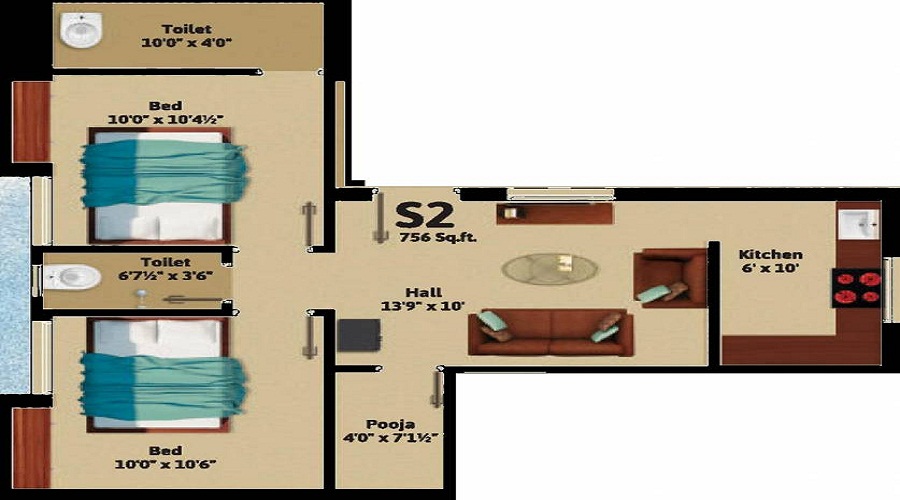 KVR Sri Vrikshah Floor Plan