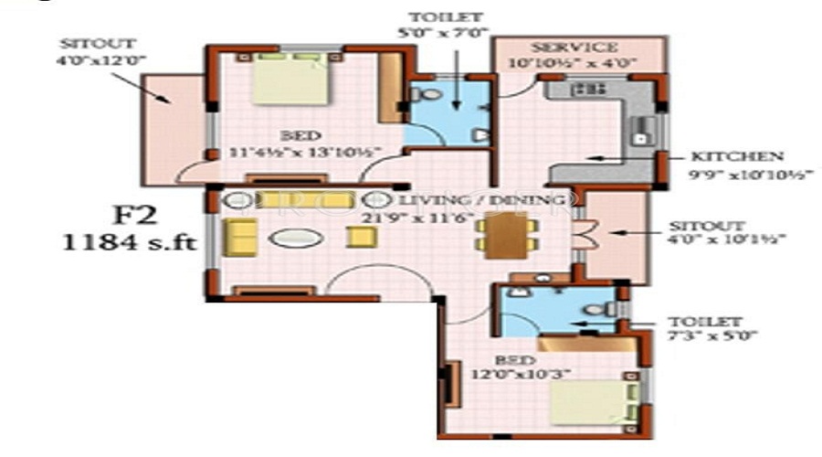 Rajmeena Soundarya Floor Plan
