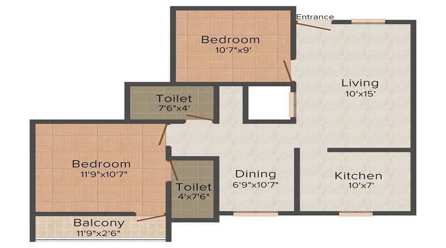 Aasaan Aadarsh Floor Plan