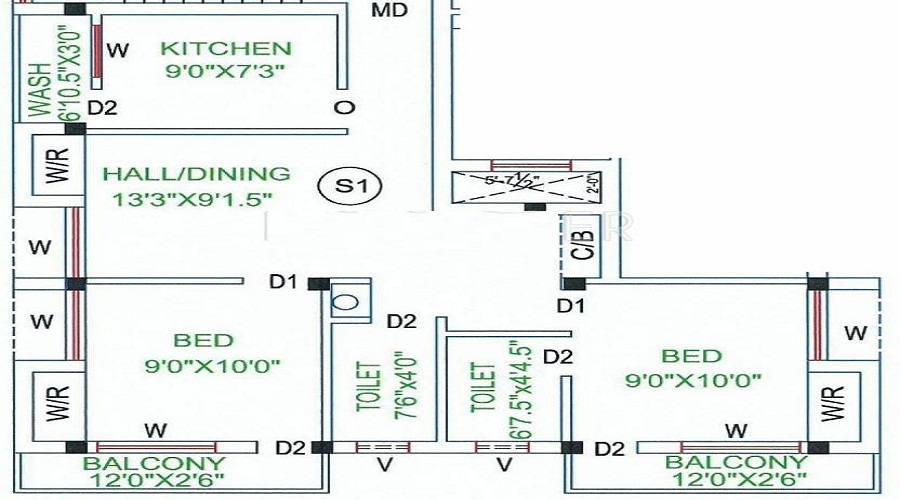 Vishnu Kuberan Lotus Floor Plan