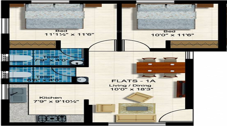 Arka Tulip Floor Plan