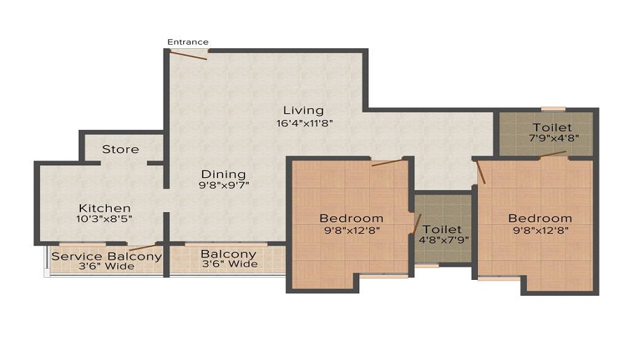 Navins Starwood Towers Floor Plan