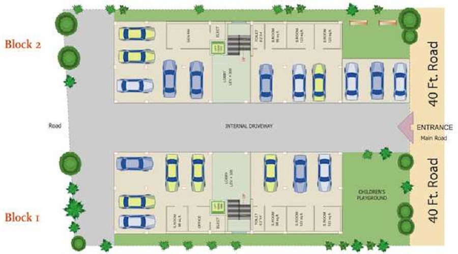 Vatika Express City Plots Floor Plan