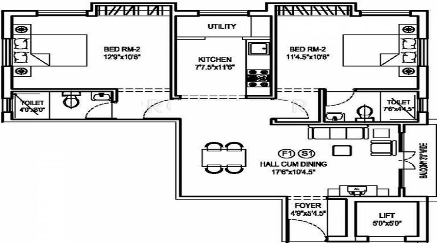 Lakshmi Ram Nagar South Floor Plan