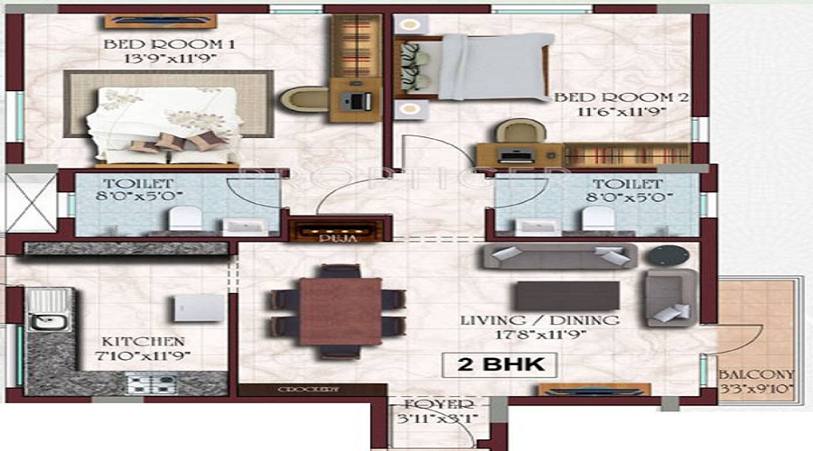 Casagrand Senate Floor Plan