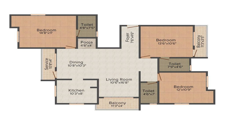 Pushkar Sanskriti Floor Plan