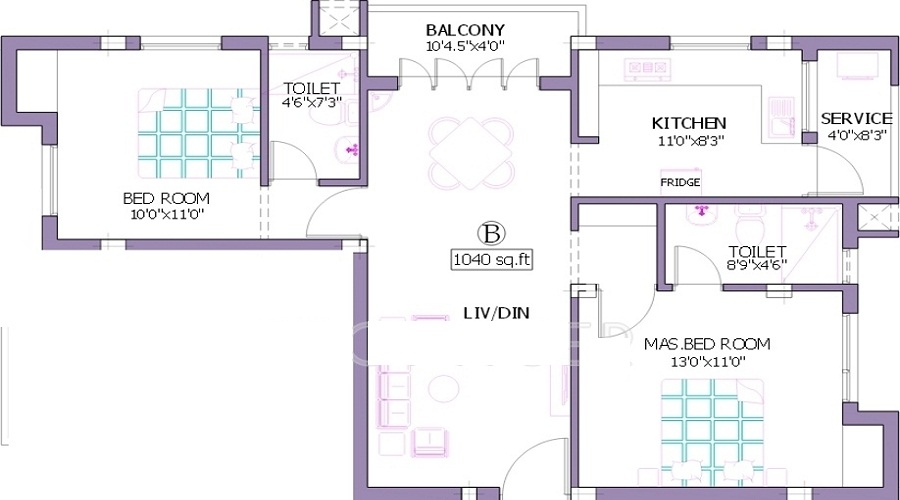 Pushkar Bhagyalekha Floor Plan