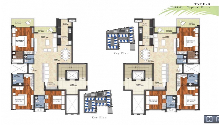 Prestige Garden Bay Floor Plan