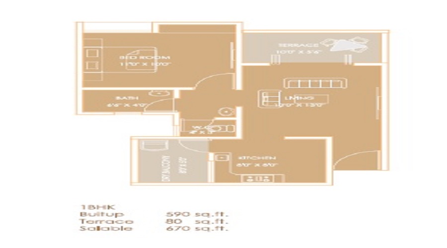 Shriram Sai Shanti Park Floor Plan