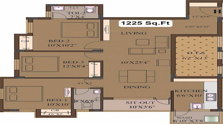 Navins Palm Fronds Floor Plan