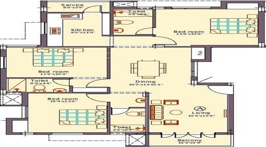 Pushkar The Royal Court Floor Plan