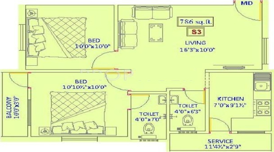 Jaya Prasanna Lakshmi Floor Plan