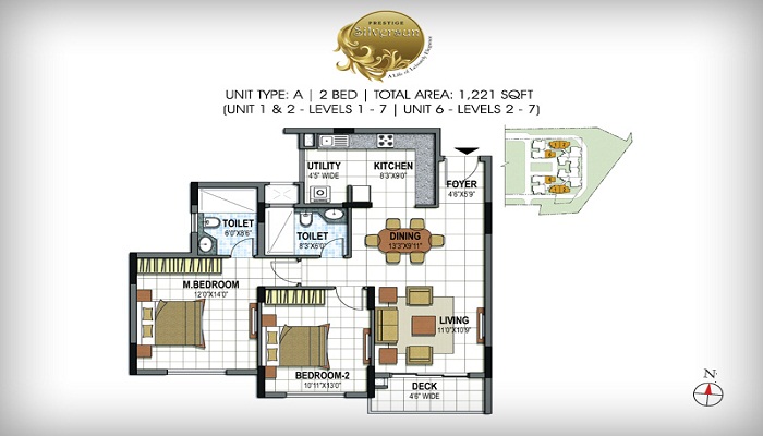 Prestige Silver Sun Floor Plan