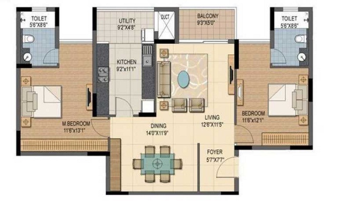 Prestige Sunnyside Floor Plan