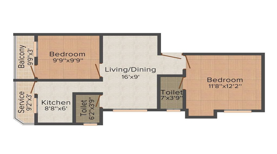 Indira Kaveri Floor Plan