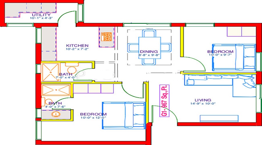 Irasi Arivaham Apartment Floor Plan
