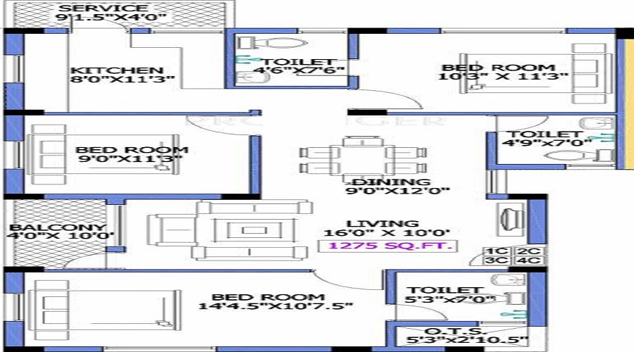 Green Woodberry Floor Plan