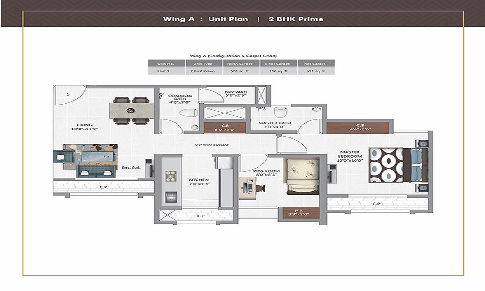 Prime Estates Landmark Floor Plan