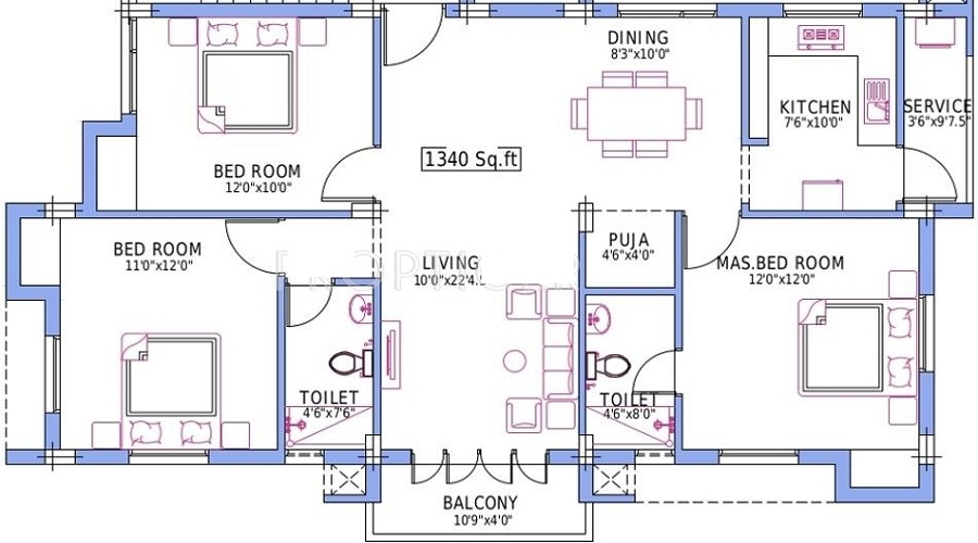 Pushkar Spring Field Floor Plan
