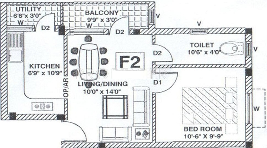 ASV Vijay Manor Floor Plan