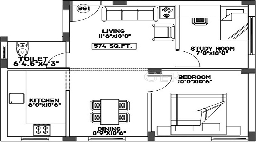 Urban Oakwood Floor Plan