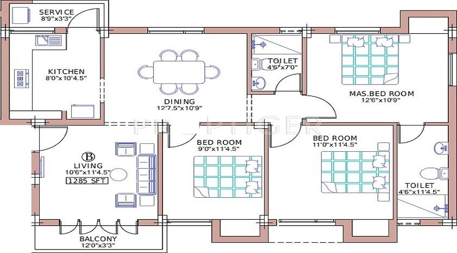 Priams Nivasini Floor Plan