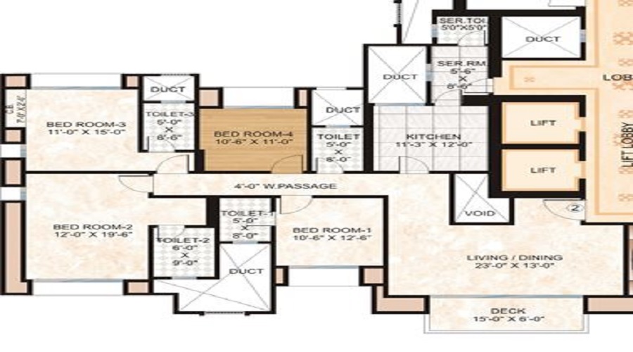 Hiranandani Roads Enclave Marvela Floor Plan