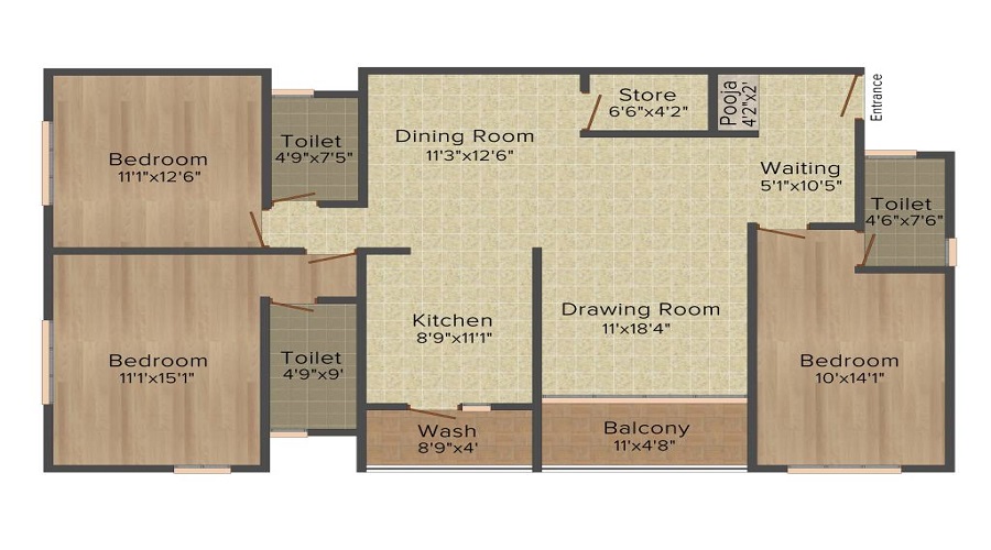 Merlin Opal Floor Plan