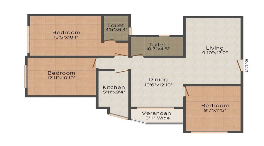 Rajwada Altitude Floor Plan