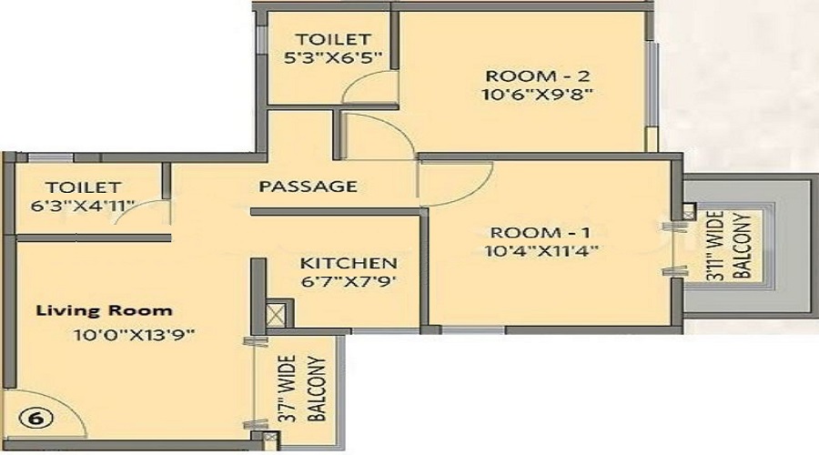 Siddha Water Front Floor Plan