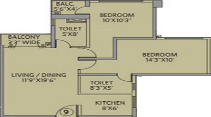 Siddha Galaxia 2 Floor Plan