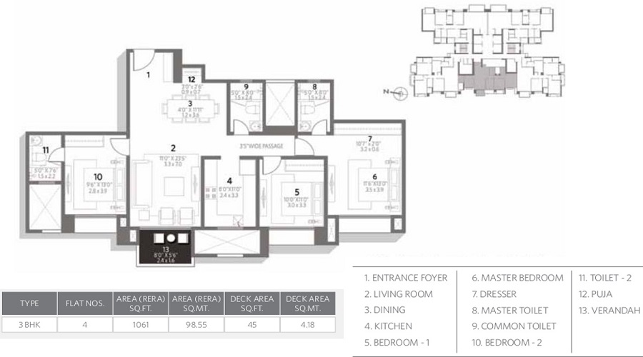 Hiranandani Amalfi Floor Plan