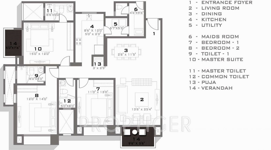 Hiranandani Amalfi Floor Plan