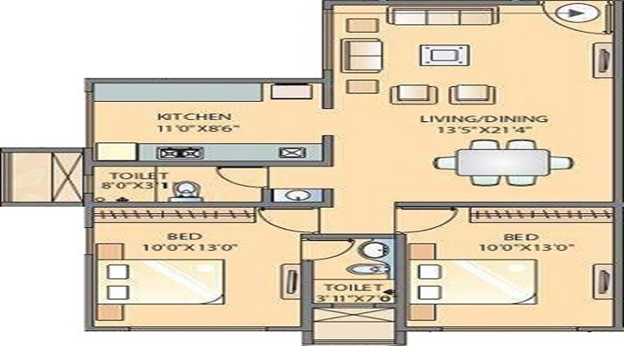 Paranjape Schemes Snehdeep Floor Plan