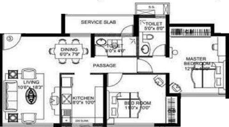 Rustomjee Urbania Astraea Floor Plan
