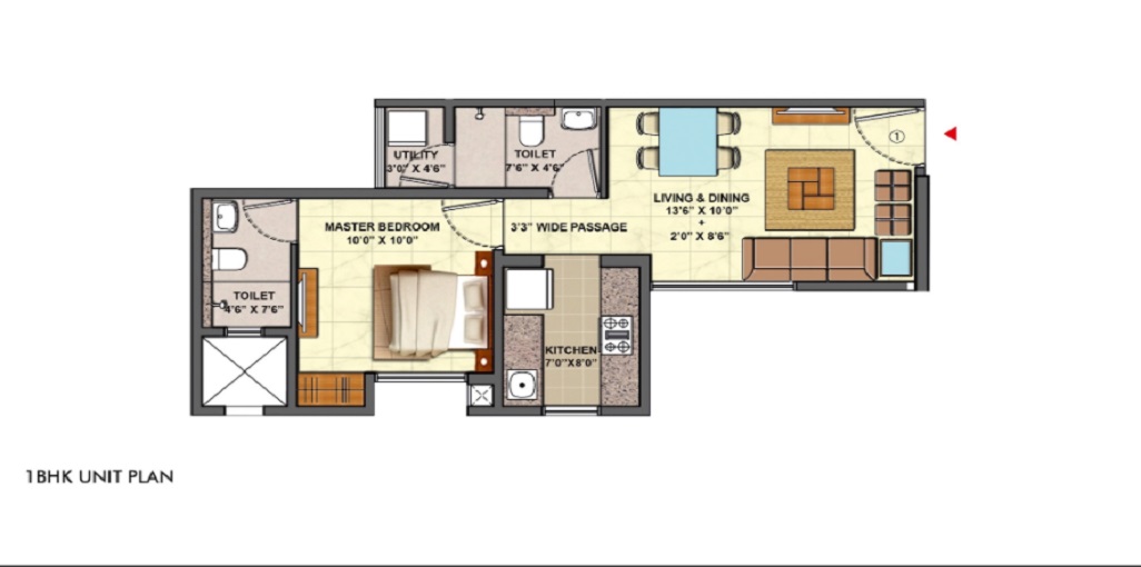 Lodha The Centre Floor Plan