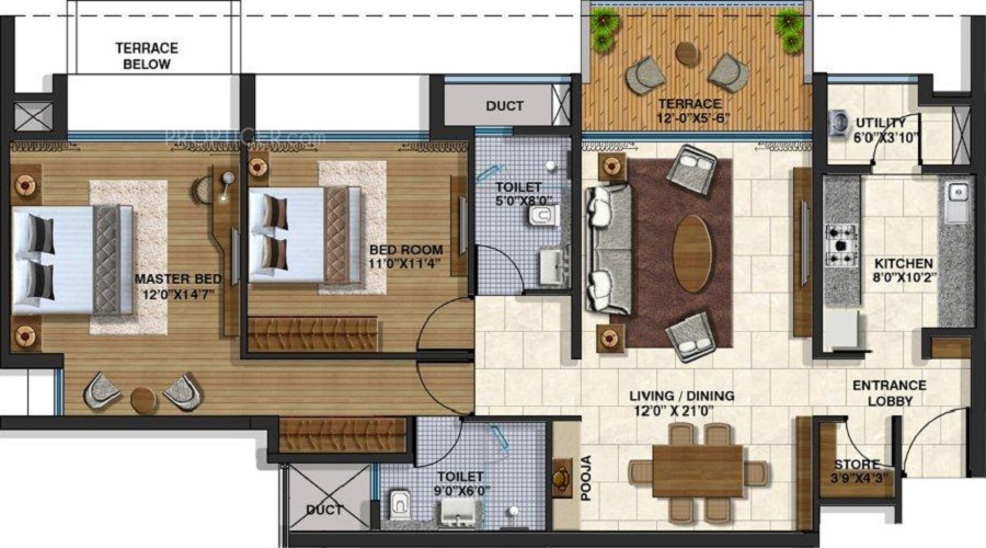 Lodha Riviera Floor Plan