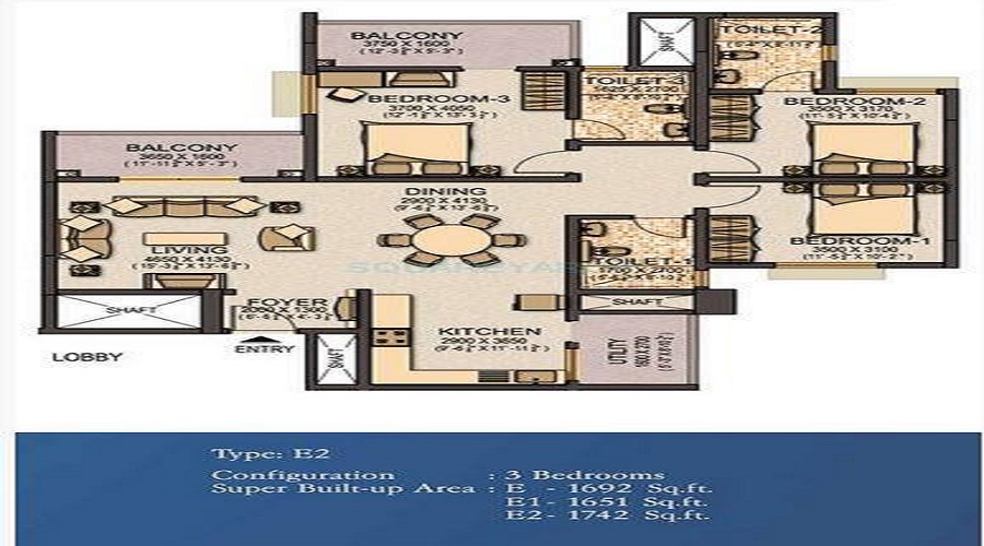 Sobha Elite Floor Plan