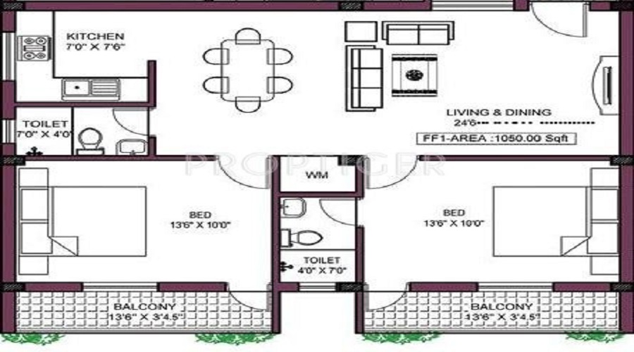 Dream Homes Bhai Garden Floor Plan