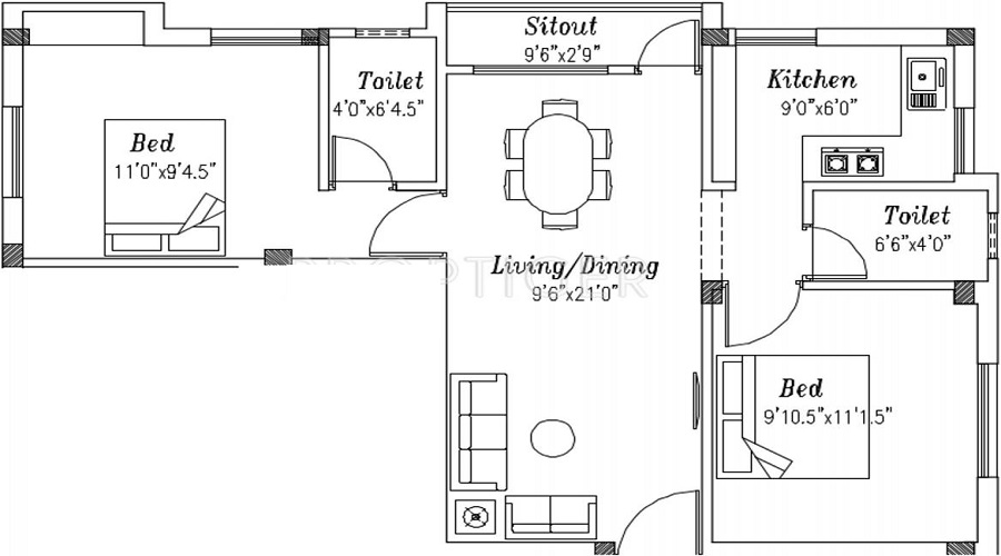 Krishna Kurinchi Floor Plan
