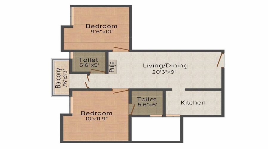 Maha Alandur Floor Plan