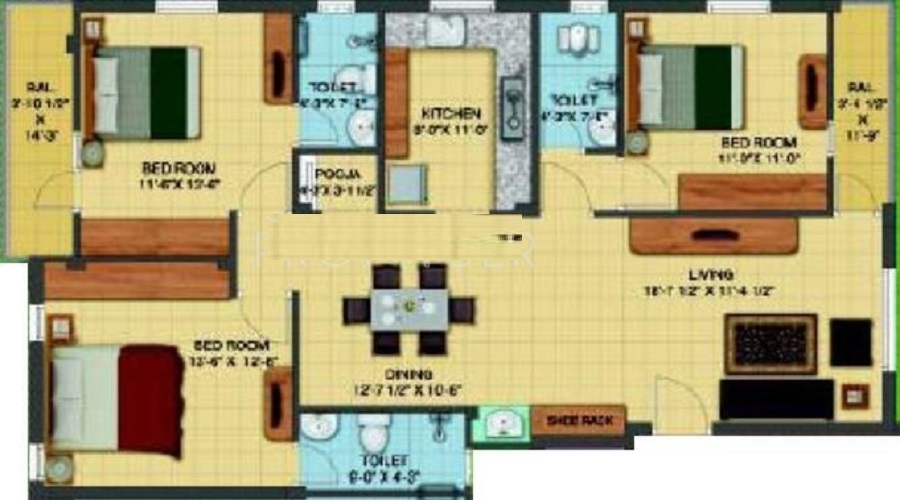 Nahar Sri Ganesh Floor Plan