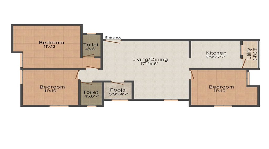 Casagrand Kudil Floor Plan
