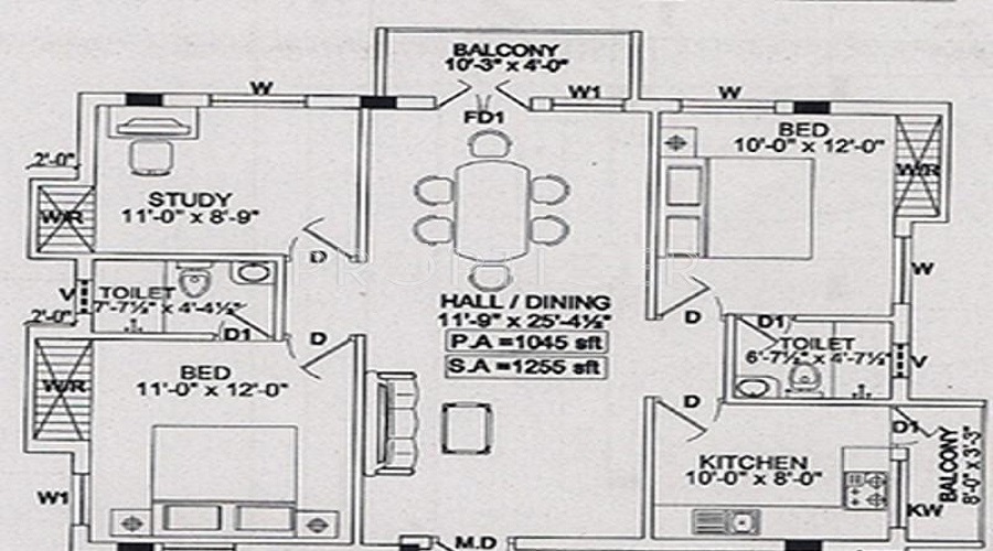 BSR Lakshmi Enclave Floor Plan